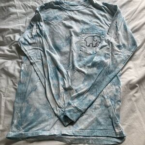 Ivory Ella Light Blue Tie-Dye Shirt